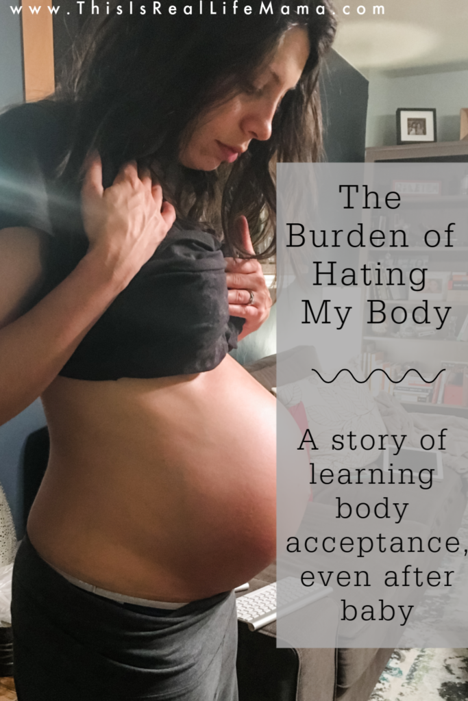 my body; learning body acceptance after baby