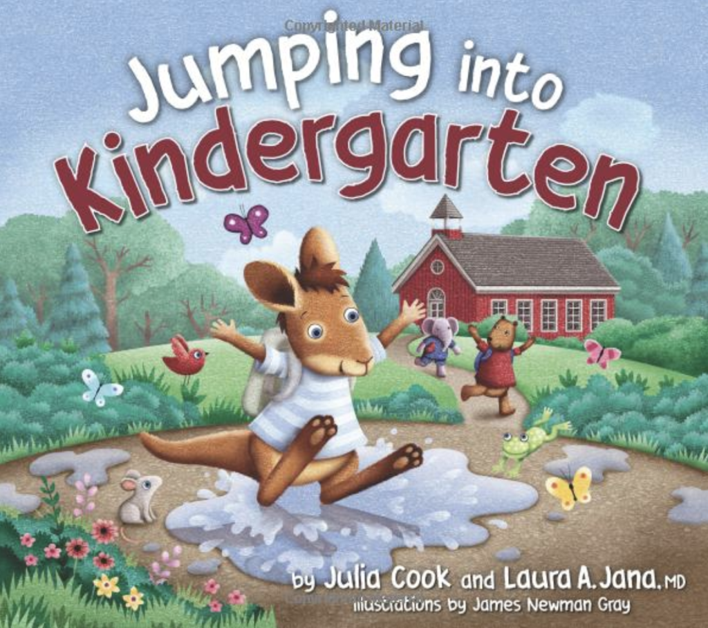 jumping into kindergarten for back to school books post