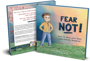 Book cover front and back for "Fear Not"!