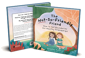 The Not-So-Friendly Friend book cover - front and back